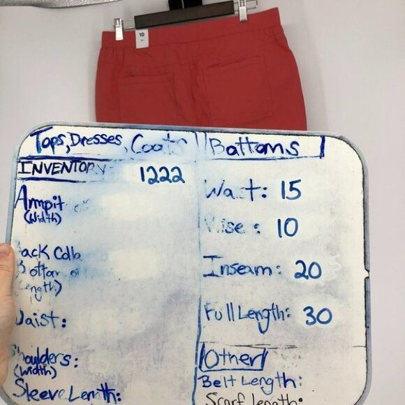 NWT Reitmans coral Capri pants pockets size 10 - Picture 12 of 13